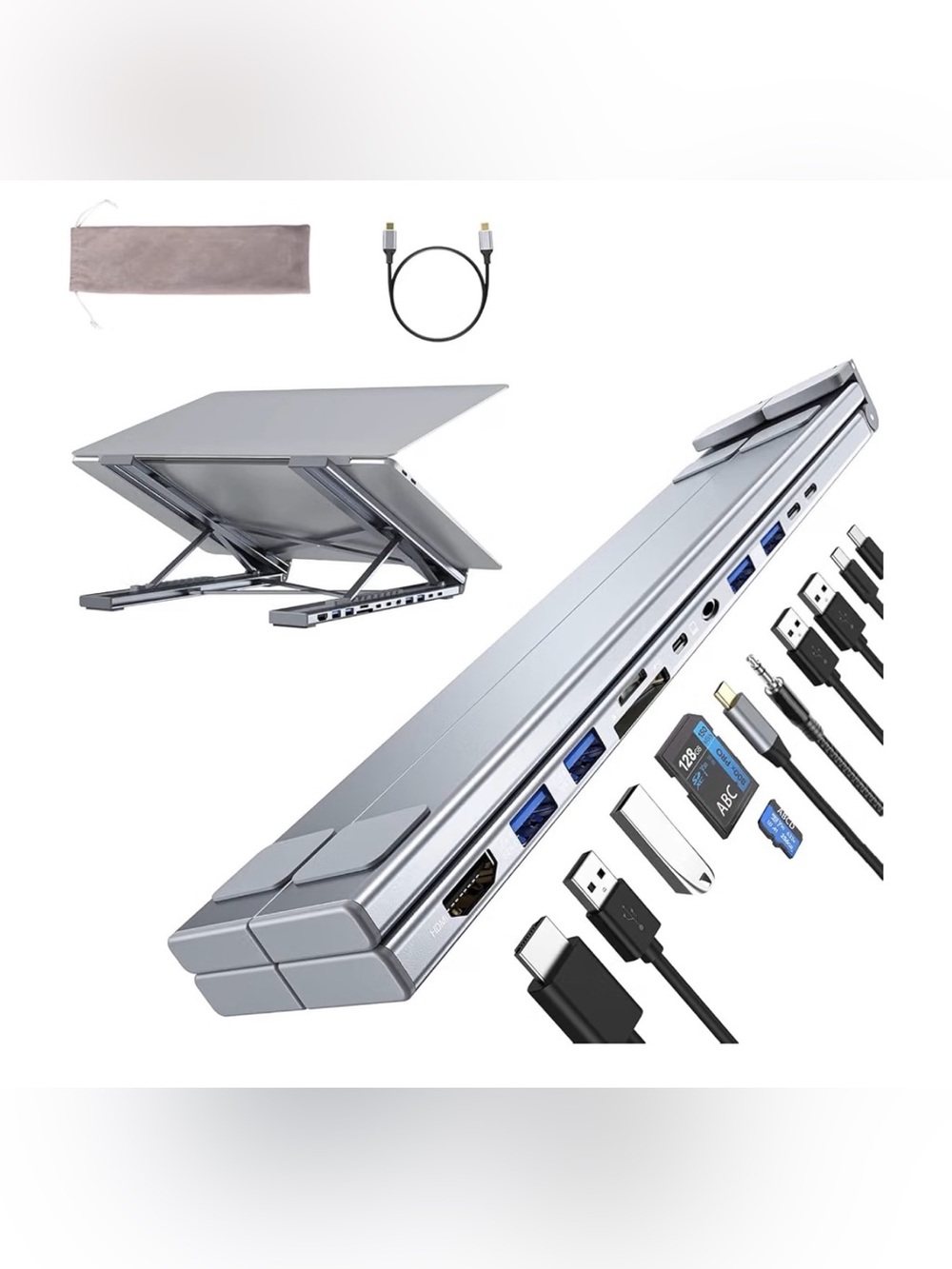 M92 Laptop 11-in-1 Docking Station Stand (NEW)